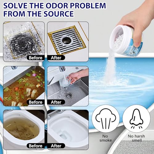 XiuFa Powerful Drain Clog Remover - Fast-Acting Sink & Pipe Cleaner