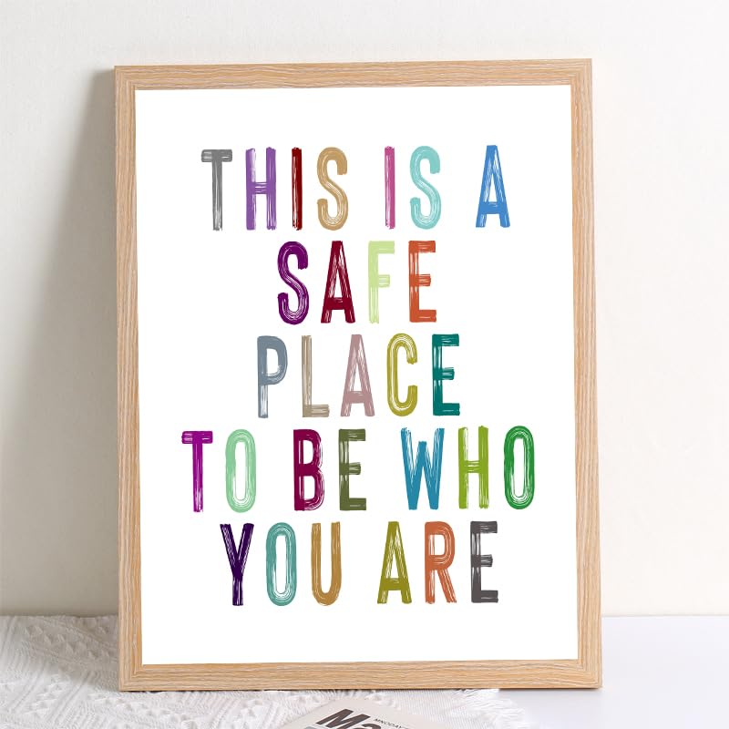 Inspirational Mental Health Wall Art Print - 8x10 Unframed