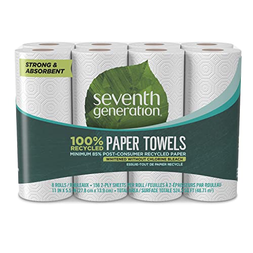Seventh Generation 8 Rolls Paper Towels, 2-Ply, 100% Recycled