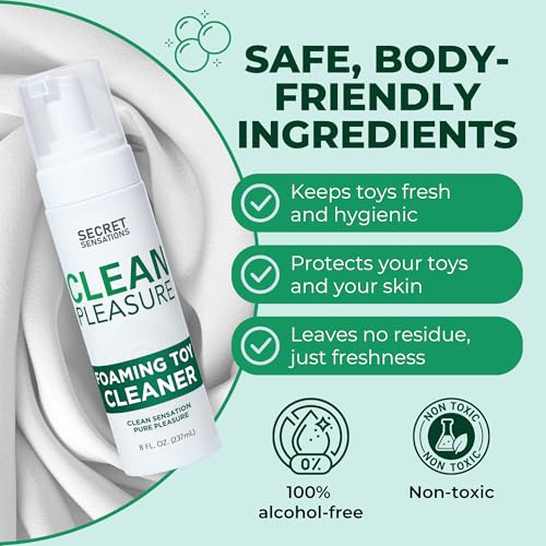 Premium Adult Toy Cleaner Foam - Safe & Gentle 237ml