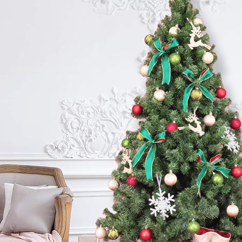 Every Day is Christmas Ornaments Set - Woodland Theme, 50 Shatterproof 2.24" Decorations