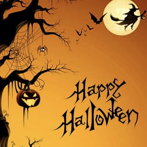 GRITOSE Halloween Press on Nails Long Square False Acrylic Nails
