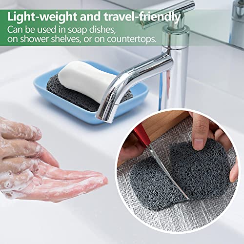 8-Color Soap Saver Pads for Bar Soap - Self-Draining Soap Holders