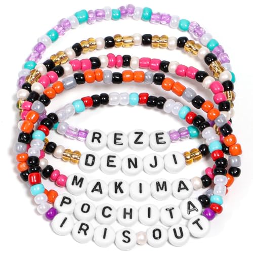 Chainsaw Man Reze Arc Cosplay Bracelets | Denji & Pochita Accessories