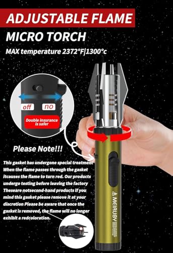 Green Lightsaber Torch Lighter - Windproof, Flame Butane Refillable Gift for Men Dad