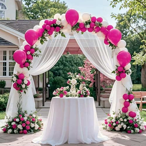 70 Pack Hot Pink 12 Inch Latex Balloons for Parties & Weddings