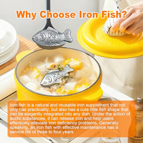 Iron Fish Cooking Tool Set - Natural Iron Supplement for Family Health