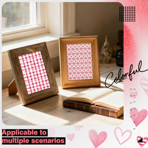 24 Sheets Pink Boho Scrapbook Paper – Double-Sided Craft Paper 6x6