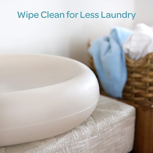 Keekaroo Peanut Changer Baby Vanilla - Easy-to-Clean, Water-Repellent Diaper Pad | Original Design