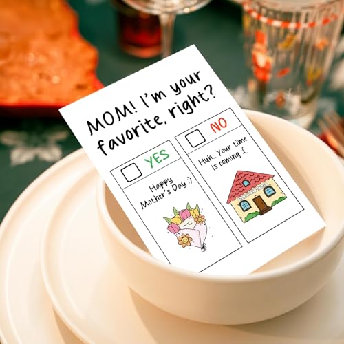 Cheeky Mother's Day Card - 'Am I Your Favorite Child?' Humor