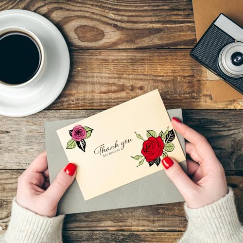 Valentine's Day Rose Clear Stamps for Card Making & DIY Crafts
