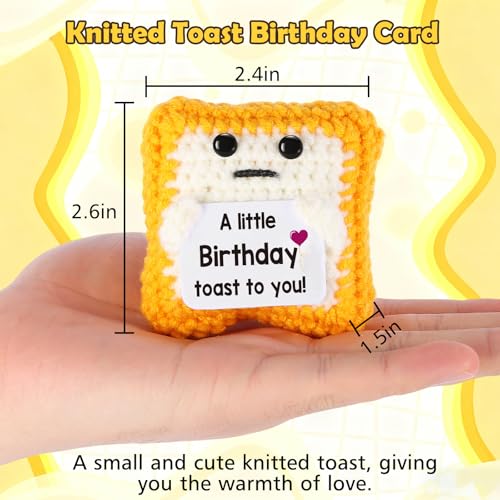 Funny Birthday Toast Crochet Gift - Unique Keepsake & Decor