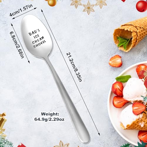 Heavy-Duty Stainless Steel Ice Cream Shovel for Dad - Perfect Gift