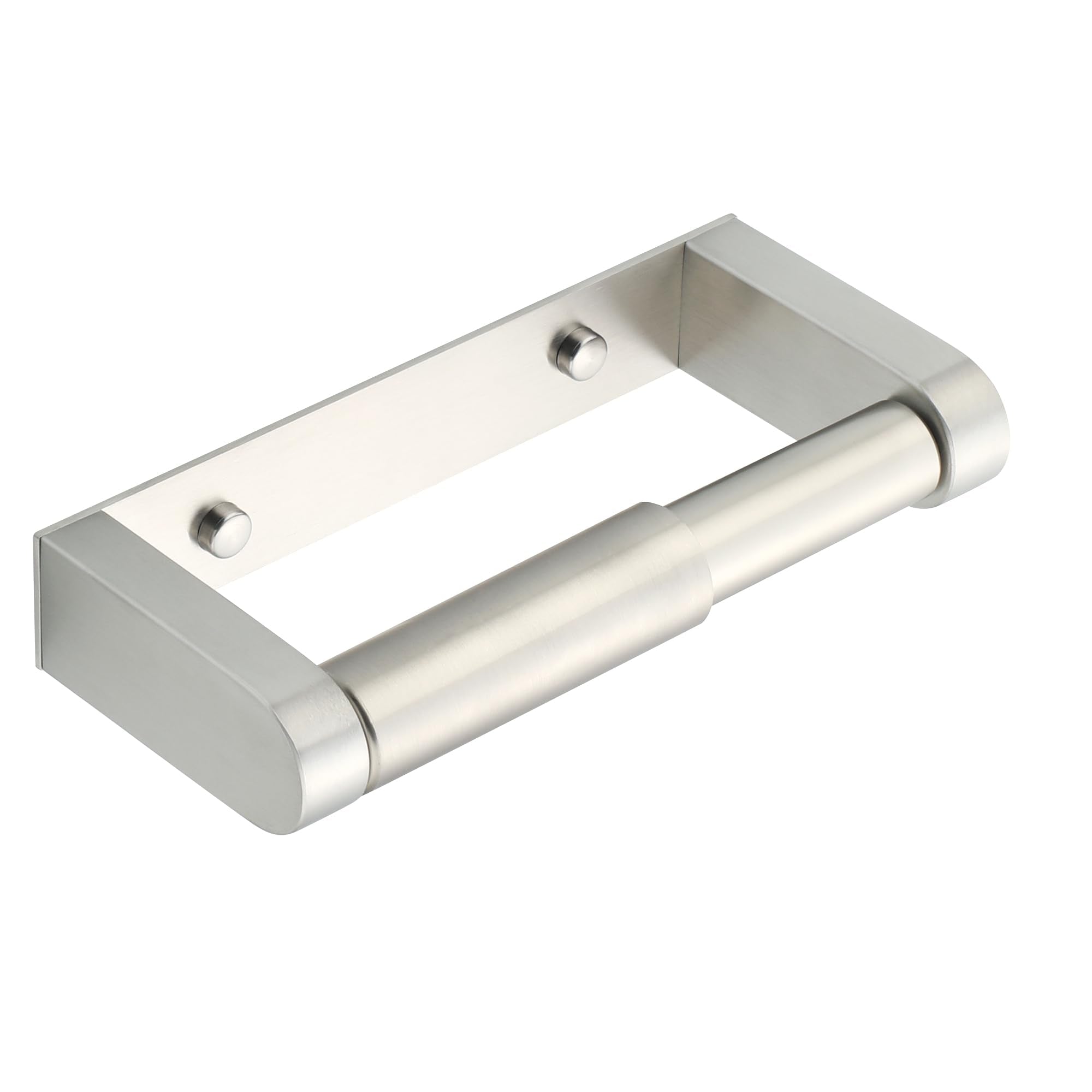 Alise Toilet Paper Holder,Spring Loaded Bathroom Toilet Paper Holder Wall Mount SUS304 Stainless Steel Tissue Holder Toilet Paper Roll Holder for Toilet,Washroom,RV,Brushed Nickel