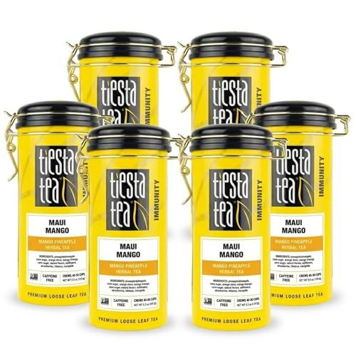 Tiesta Tea Maui Mango Herbal Tea - 33oz Loose Leaf for Hot or Iced