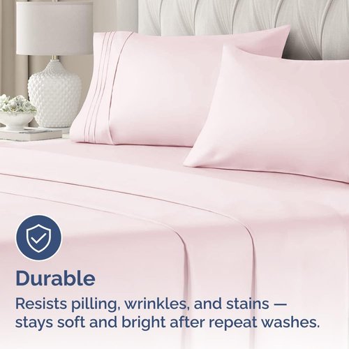 King Pillow Cases by [Brand Name] - Ultra Soft Hotel Quality Covers | Cozy, Wrinkle-Free & Fade Resistant - Lavender Pink - Set of 2