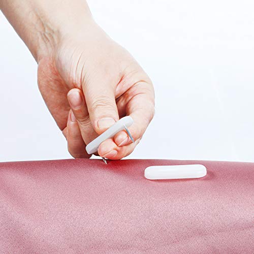 Jetec 40 Pack Bed Skirt Pins and Chair Leg Glide Nails