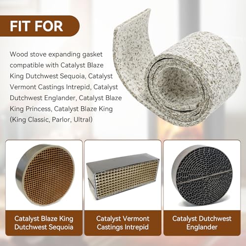 Interam Expanding Gasket for 6" Wood Stove Catalytic Combustor - 20" x 2"