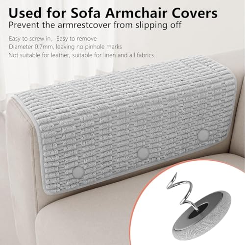 Light Grey Upholstery Pins - 12 Pack Bed Skirt & Slipcover Tacks