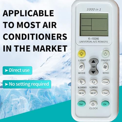 K-1028E Universal Air Conditioner Remote Control for 1000+ Brands