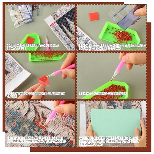 Christmas Tree Diamond Painting Kit 12x16 Inches DIY Holiday Decor