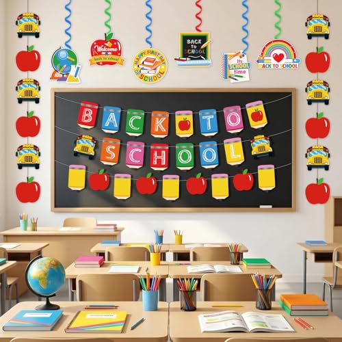Back to School Banner Set - Welcome Classroom Decorations