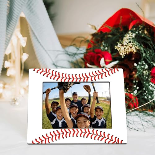 XQLSR Baseball 08 Picture Frame - Sports Room Decor & Gift for Boys