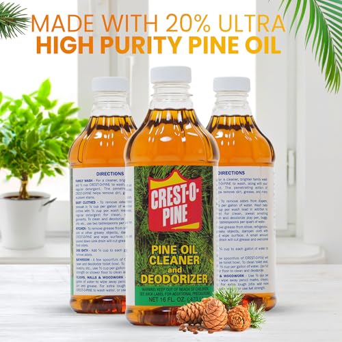 Crest-O-Pine Concentrated Pine Oil Cleaner & Deodorizer (2 x 16 fl oz)