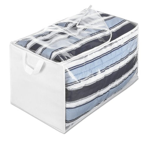 Whitmor Extra Large 34-Gallon Zippered Storage Bag - White