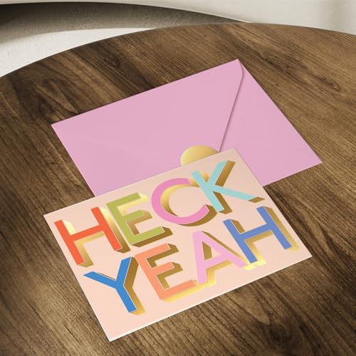 Sweetzer & Orange Gold Foil Congratulations Card - 5x7 Premium Design