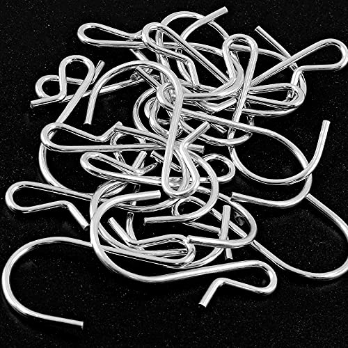 Bonsicoky Stainless Steel S Shaped Hooks - 20PCS for Hanging