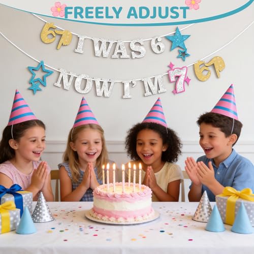 Ice Cream Meme Birthday Banner for 6-7 Year Olds - Fun Party Decor