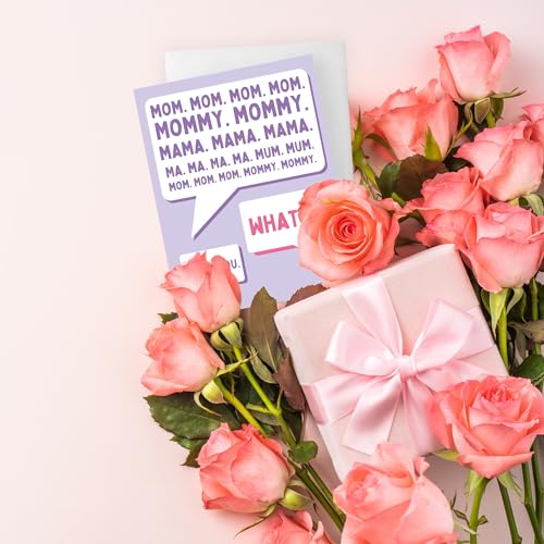 Funny Mom Birthday Card - Witty Sarcastic Greeting for All Moms