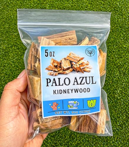 Palo Azul Herbal Tea - Authentic Kidneywood Chunks, 5 oz Resealable Bag