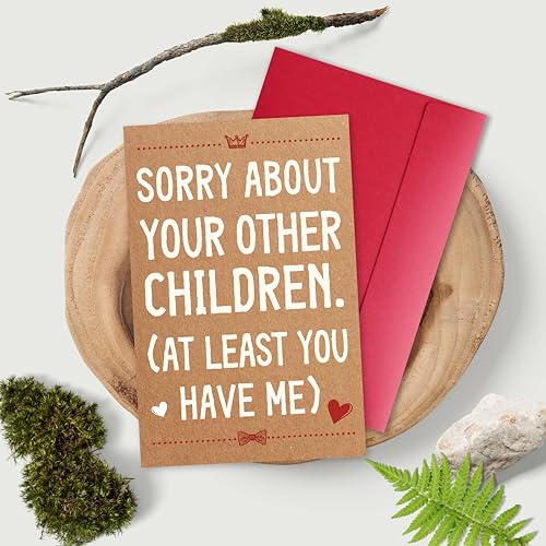 Funny Father's Day Card - Humorous Gift for Dad from Daughter or Son