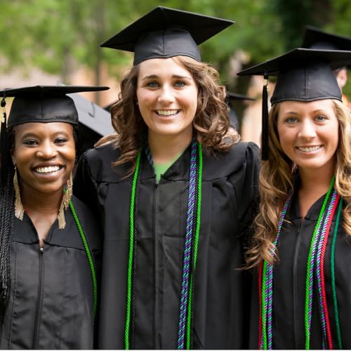 Green Graduation Honor Cord - 67 Inch Twisted Polyester Cords