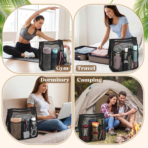 Ocapind Portable Mesh Shower Caddy - Hanging Toiletry Organizer for Gym