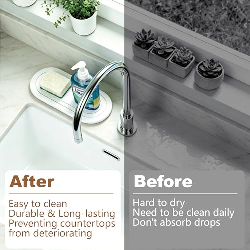 Quick Dry Diatomite Sink Tray - 2PCS Natural Absorbent Organizer