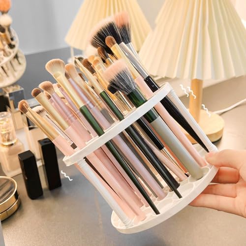 46-Slot Makeup Brush Holder Organizer for Vanity