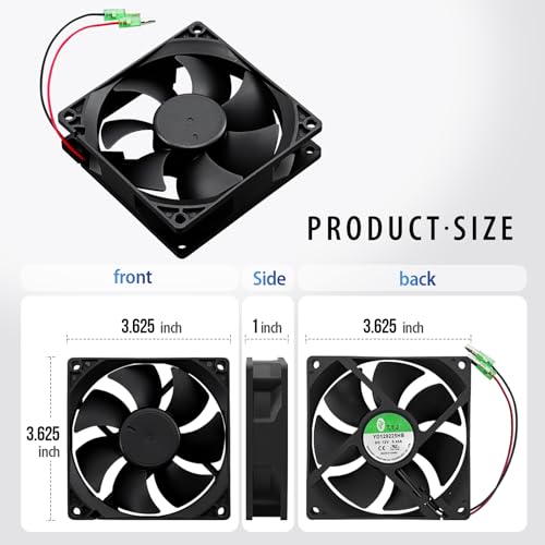 FlameEngine 12V Combustion Fan Blower Motor for Green Mountain Grill Davy Crockett & Trek