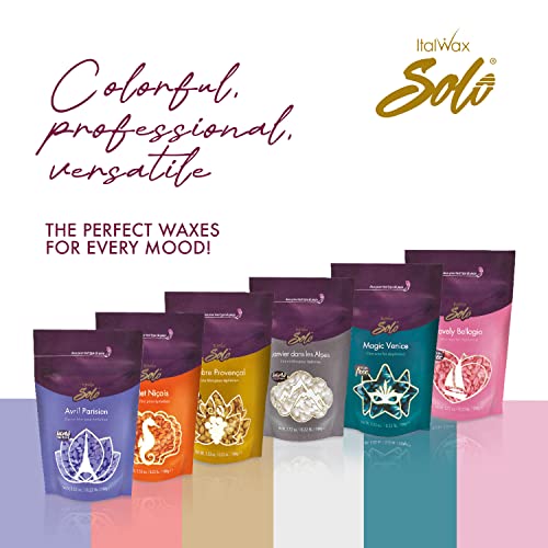 Italwax Solo Avril Parisienne Hard Wax Beads 100g Orchid Synthetic