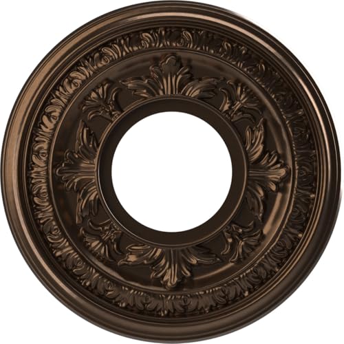 Ekena Millwork 10" Ceiling Medallion - Metallic Antique Brass