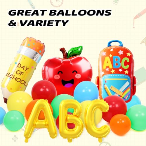 Welcome to School Balloon Arch Kit - 157pcs Colorful Decorations