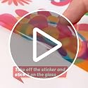 99 Pcs Spring Flower Window Clings - Colorful Decals Set of 9 Sheets