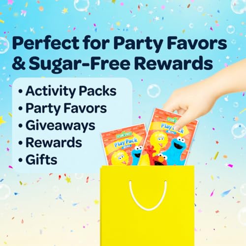 Sesame Street Kids Party Favors Bundle - 8 Mini Activity Packs with Coloring Books & Stickers