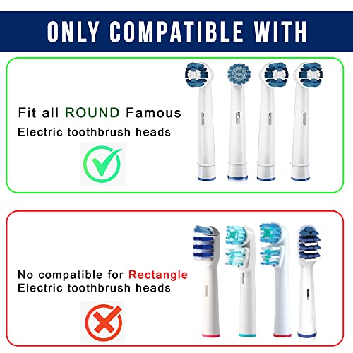 ibrush 4 Pack Electric Toothbrush Head Covers Protective Caps for Oral-B