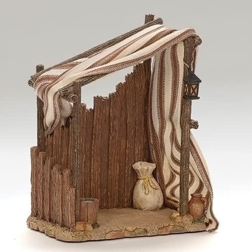 Fontanini by Roman Inc. | 5" Hand Sculpted Shepherd's Tent Nativity Figure & Accessories