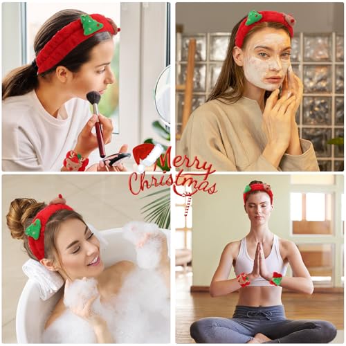 WHAVEL Spa Headband and Wristbands Set for Washing Face Skincare