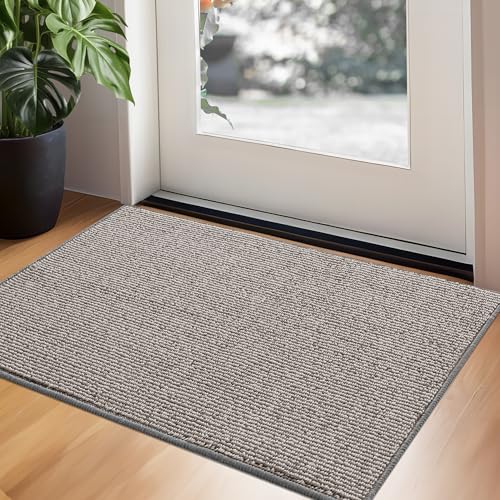 GRANNY SAYS Grey Indoor Doormat 32" x 20" Non-Slip Washable