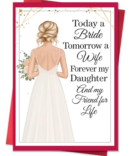 Wedding Card for Daughter from Mom - Heartfelt Keepsake Gift